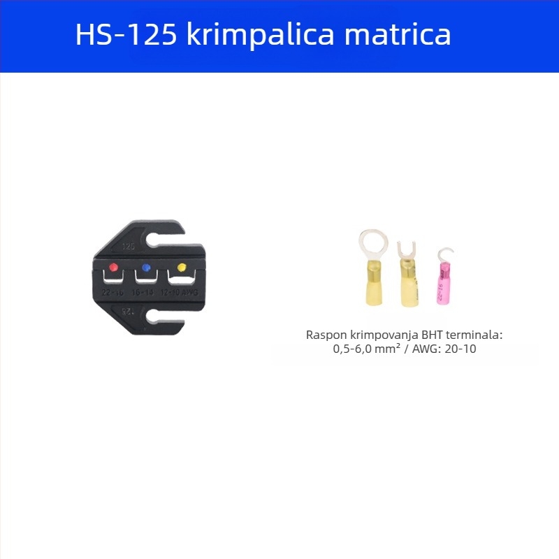 9-inčne klešta za krimpiranje, serija AP LY HS, dodaci za čeljusti i kalupi za hladno presovanje terminala