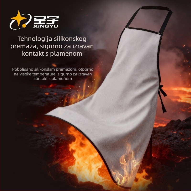 Xingyu vatrootporna pregača za zavarivanje s izolacijom, zaštita od opeklina, otpornost na visoke temperature i habanje, zaštitno odijelo za zavarivanje, rezanje i brušenje