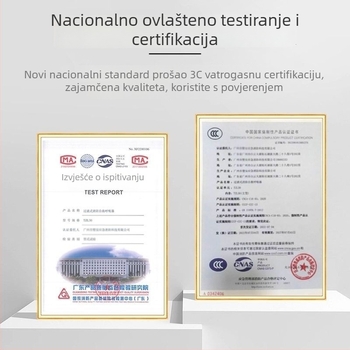 Filtrirajuća maska za samospašavanje, maska za lice, zaštita od dima i plinova, 3C certificirana za evakuaciju tijekom požara