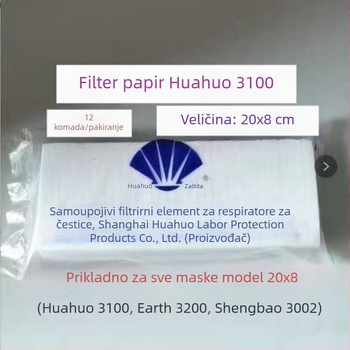 Earth 3200 Polumaska protiv prašine za industrijski prah i čestice