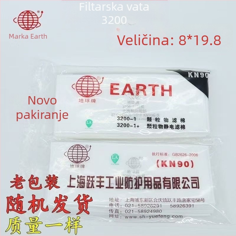 Earth 3200 Polumaska protiv prašine za industrijski prah i čestice