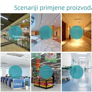 3C certificirana maska za plin i dim s evakuacijskim respiratorom pri požaru, za hotele i kuće za goste