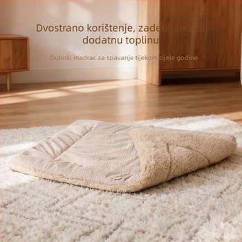 Topli dvostrano sklopivi ležaj za kućne ljubimce, pogodan za mačke i pse malih do srednjih veličina