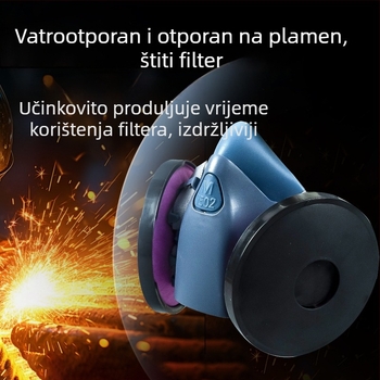 2097 Pamukasti vatrootporni zaštitni poklopac s filtriranim pamukom, zaštita pri zavarivanju, otporan na opekline i vodootporan