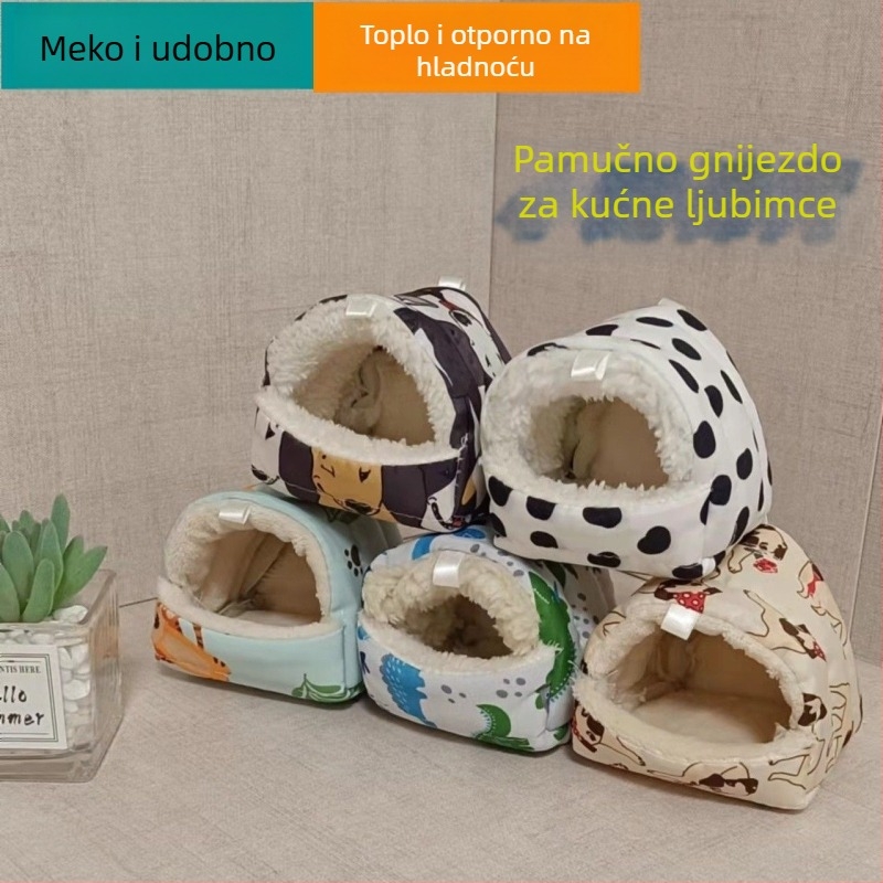 Hamsterovo pamukasto gnijezdo za zimu, viseće