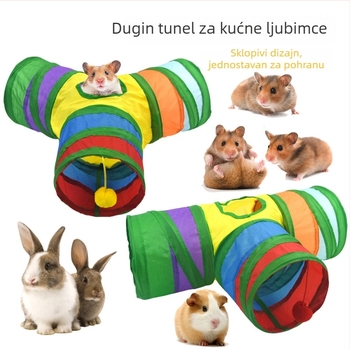 Mali sklopivi tunel za male kućne ljubimce