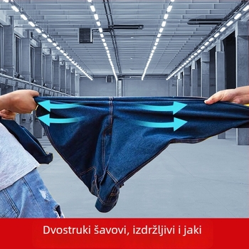 Set radne odjeće s dugim rukavima od opranog denima, zaštita od iskri pri zavarivanju, izdržljivo denim odijelo, dvodijelni set