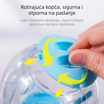 Prozirna lopta za trčanje hrčka, kristalna lopta za trčanje, plastična lopta za vježbanje