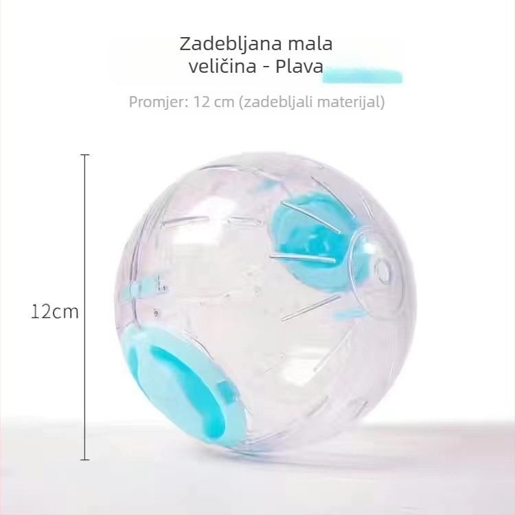 Prozirna lopta za trčanje hrčka, kristalna lopta za trčanje, plastična lopta za vježbanje