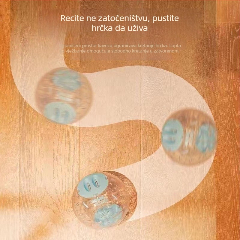 Prozirna lopta za trčanje hrčka, kristalna lopta za trčanje, plastična lopta za vježbanje