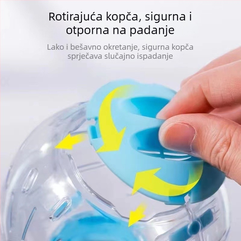 Prozirna lopta za trčanje hrčka, kristalna lopta za trčanje, plastična lopta za vježbanje