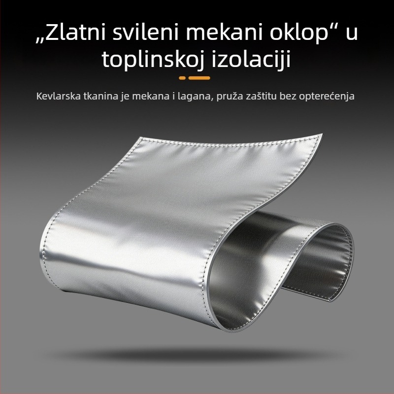 Pregača za kuhanje od aluminijske folije za trudnice, toplinska izolacija trbuha, zaštita od toplinskog zračenja i opeklina, otporna na masnoće