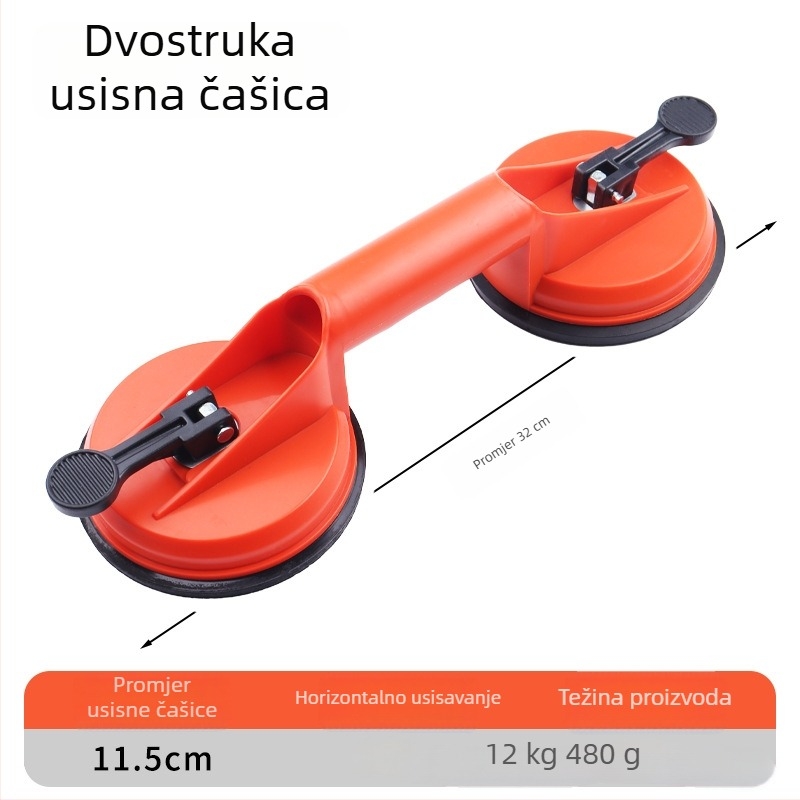 Integrirani alat za demontažu i montažu aluminijskih stropnih pločica sa vakuum čašom; snažan podizač za ugradnju stakla
