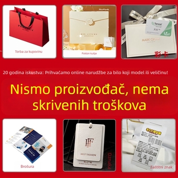 Prilagođene male porcije pozitivnih recenzija, kartica za postprodajnu uslugu, etikete za čarape, božićne etikete, Kraft papir, tiskanje uz popust, darovi s nosivom oklopom