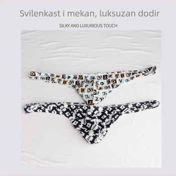 Muške tange Ice Silk – niski struk, prozračne, oblikovanje tijela, najlon