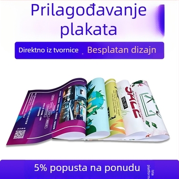 Prilagođena uputstva za proizvode i ispis brošura s tri i četiri panela