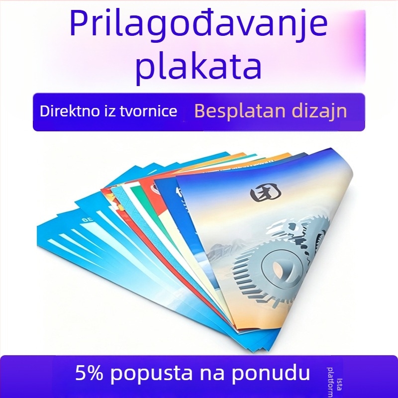 Prilagođena uputstva za proizvode i ispis brošura s tri i četiri panela