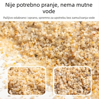 Prirodni morski pijesak kao podloga za akvarije, podloga za vodene biljke, stanište za kornjače i krabe
