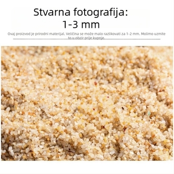 Prirodni morski pijesak kao podloga za akvarije, podloga za vodene biljke, stanište za kornjače i krabe