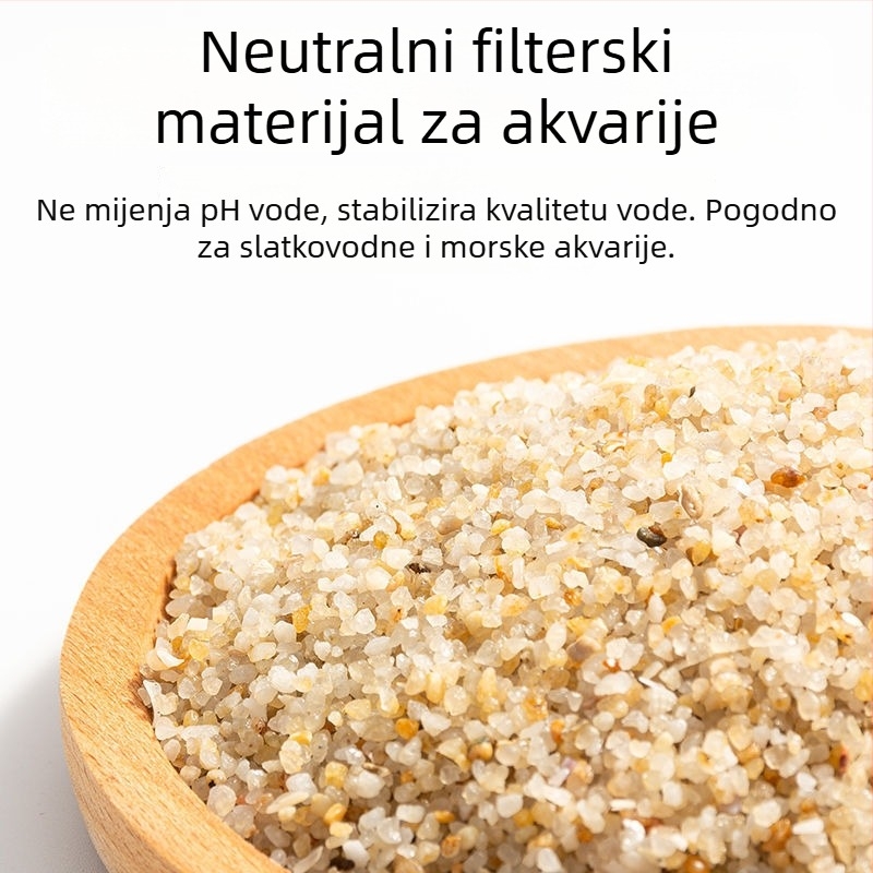 Prirodni morski pijesak kao podloga za akvarije, podloga za vodene biljke, stanište za kornjače i krabe
