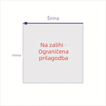 Velike EVA matirane torbice sa zatvaračem za zimske odjeće, bočno izvlačenje, mogućnost tiska logotipa