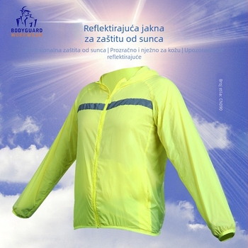 Bodiga CN090 UV-zaštitna kapuljačasta jakna za žene i muškarce, prozračna za vanjske sportove