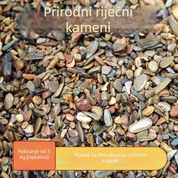 Prirodni potok kamen za akvarij – dekorativno kamenje za dno s pijeskom, vodene biljke, krajolik prašume u akvariju