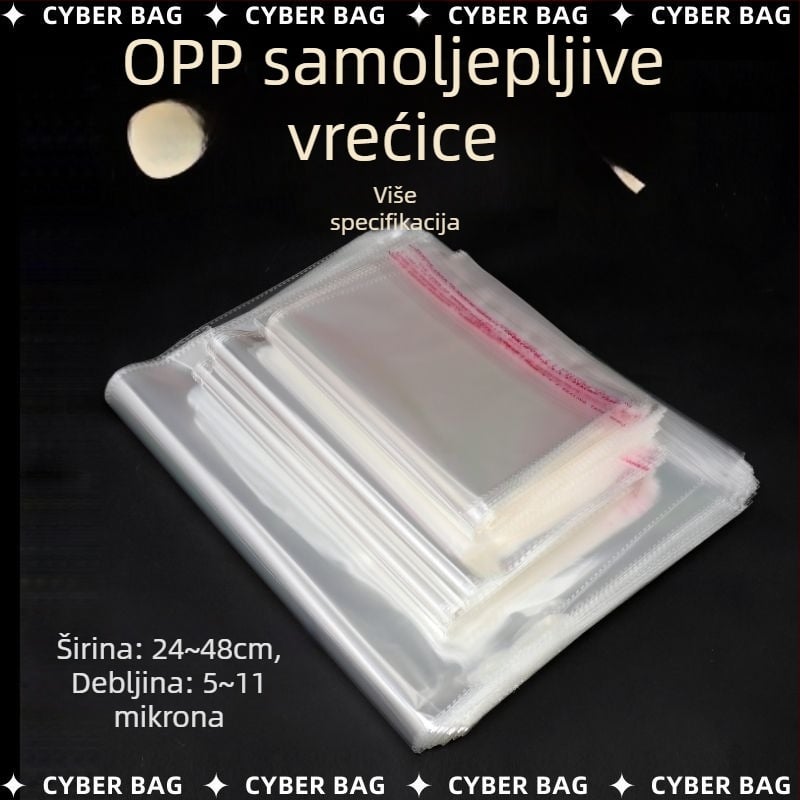 OPP samoljepiva vrećica za odjeću – prozirna plastična folija