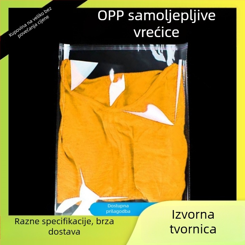OPP samoljepiva vrećica za odjeću – prozirna plastična folija