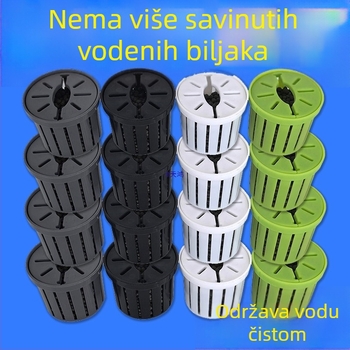 Hydroponska košarica za biljke u akvariju, stabilizator dna od blata, dekorativne vodene biljke za oblikovanje krajolika