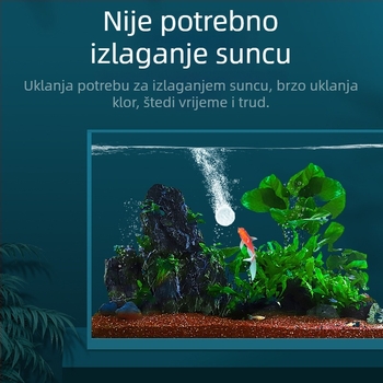yee Yulebao nitrifikacijske bakterije za akvarij – tablete za dechloriranje, stabilizaciju vode, brz ciklus