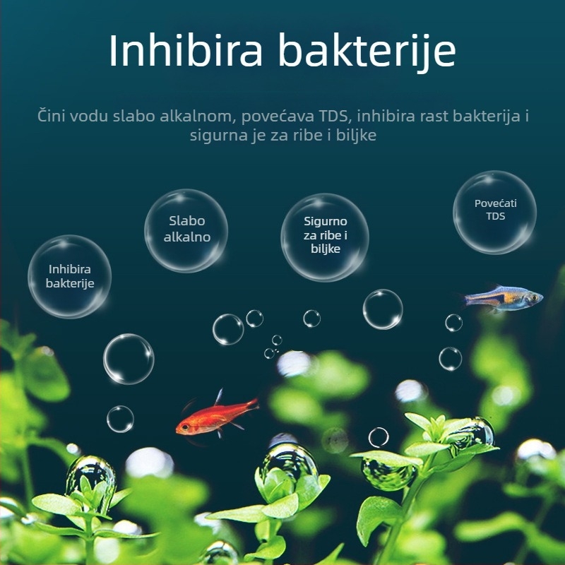 yee Yulebao nitrifikacijske bakterije za akvarij – tablete za dechloriranje, stabilizaciju vode, brz ciklus