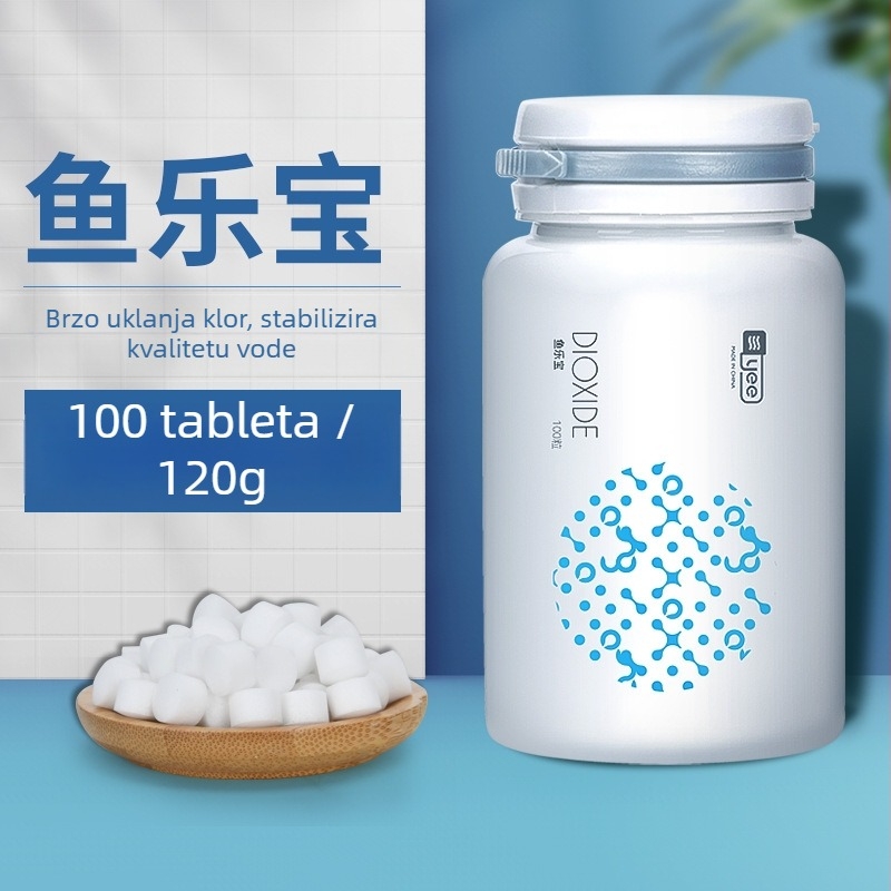 yee Yulebao nitrifikacijske bakterije za akvarij – tablete za dechloriranje, stabilizaciju vode, brz ciklus