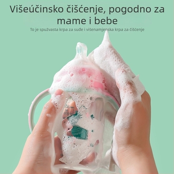Jednokratna netkani krpa za pranje posuđa s deterdžentom, otporna na masnoću, debeli kuhinjski papir