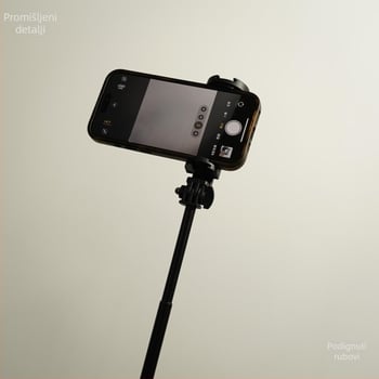 Proširiva selfie palica s tripodom - protivklizna ručka, višenamjenski držač za telefon za prijenos uživo