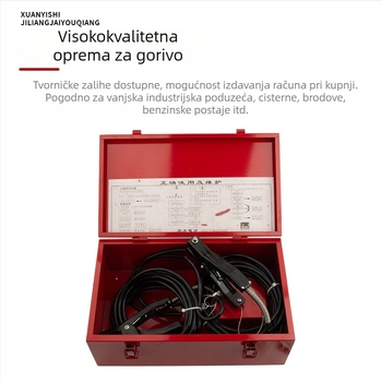Eksplozijski otporan alarm elektrostatickog uzemljenja, mobilni uređaj za elektrostaticko uzemljenje, za benzinske postaje