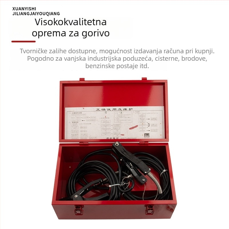 Eksplozijski otporan alarm elektrostatickog uzemljenja, mobilni uređaj za elektrostaticko uzemljenje, za benzinske postaje