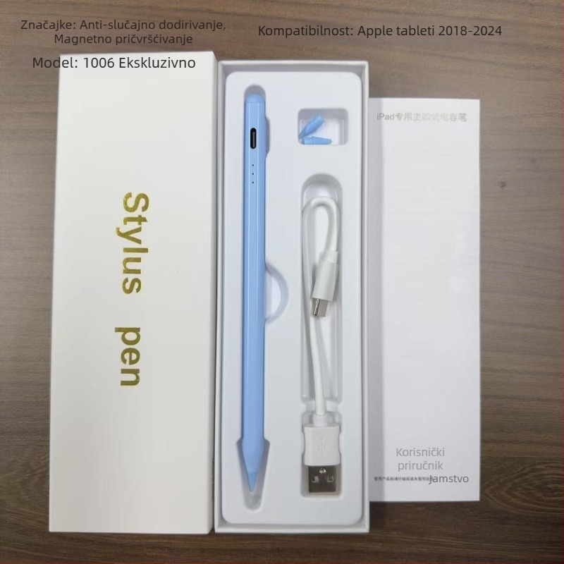 KHD-106 416 Kapacitivni stilus za Apple iPad – metalno tijelo, zaštita od slučajnog dodira, visokokvalitetni tablet stilus