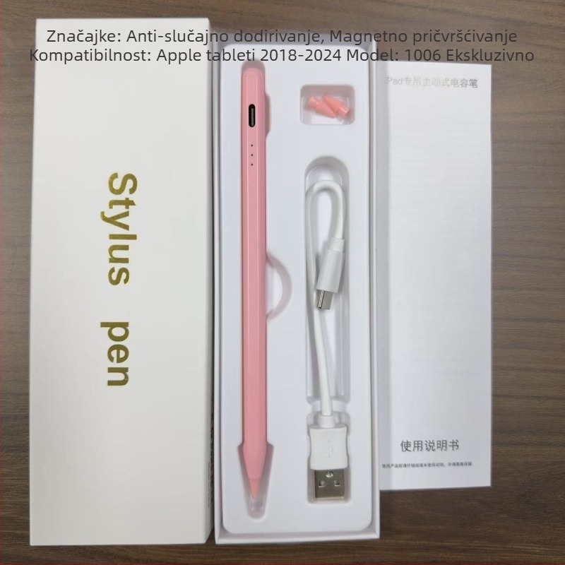 KHD-106 416 Kapacitivni stilus za Apple iPad – metalno tijelo, zaštita od slučajnog dodira, visokokvalitetni tablet stilus