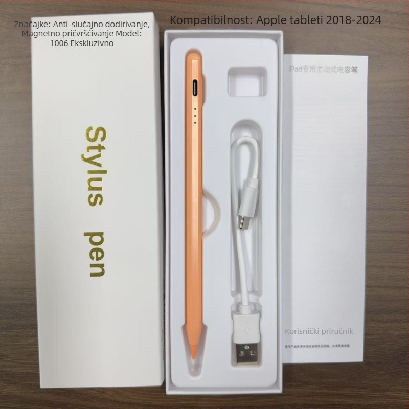KHD-106 416 Kapacitivni stilus za Apple iPad – metalno tijelo, zaštita od slučajnog dodira, visokokvalitetni tablet stilus