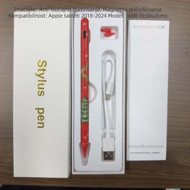 KHD-106 416 Kapacitivni stilus za Apple iPad – metalno tijelo, zaštita od slučajnog dodira, visokokvalitetni tablet stilus