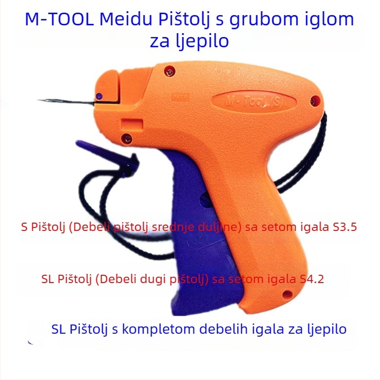 Meidu M-TOOL X pištolj za oznake odjeće s ljepilnom iglom
