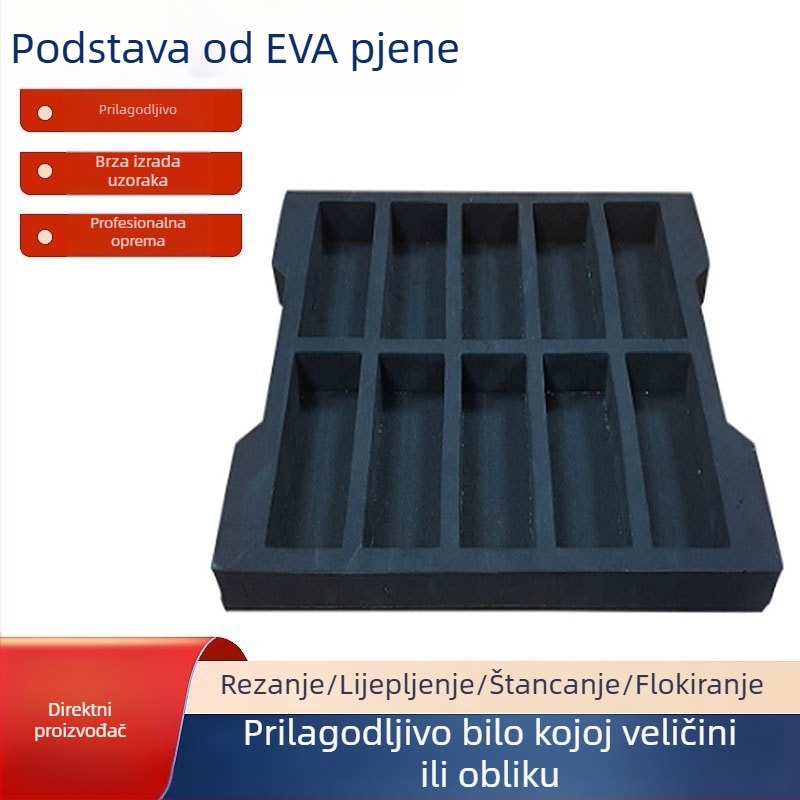 EVA kutija za skladištenje alata za graviranje s apsorpcijom udaraca, zaštitom od udara i antistatičnim unutarnjim umetkom