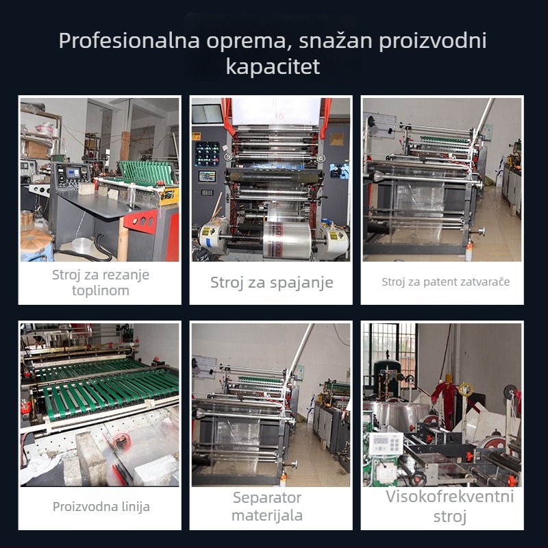 40x50 CPE mat plastična vrećica s EVA za elektroničke dodatke, prozirna samouzavarujuća vrećica