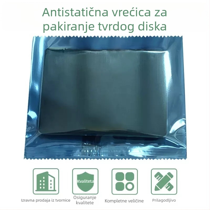 Nova antistatijska zaštitna vrećica za Seagate tvrdi disk od 3,5 inča, sa srednjim zatvaranjem, na skladištu