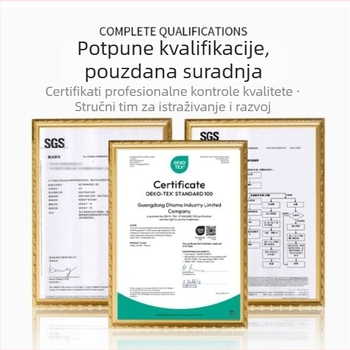 Univerzalna pamukova vrpca za etikete, s snap kopčom, visoke kvalitete, minimalistički dizajn za odjeću