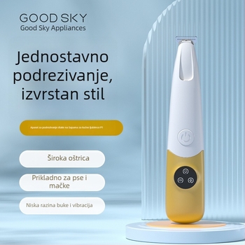 Keli-P1 električni trimer za šape kućnih ljubimaca, za mačke i pse, LED svjetlo, vodootporan