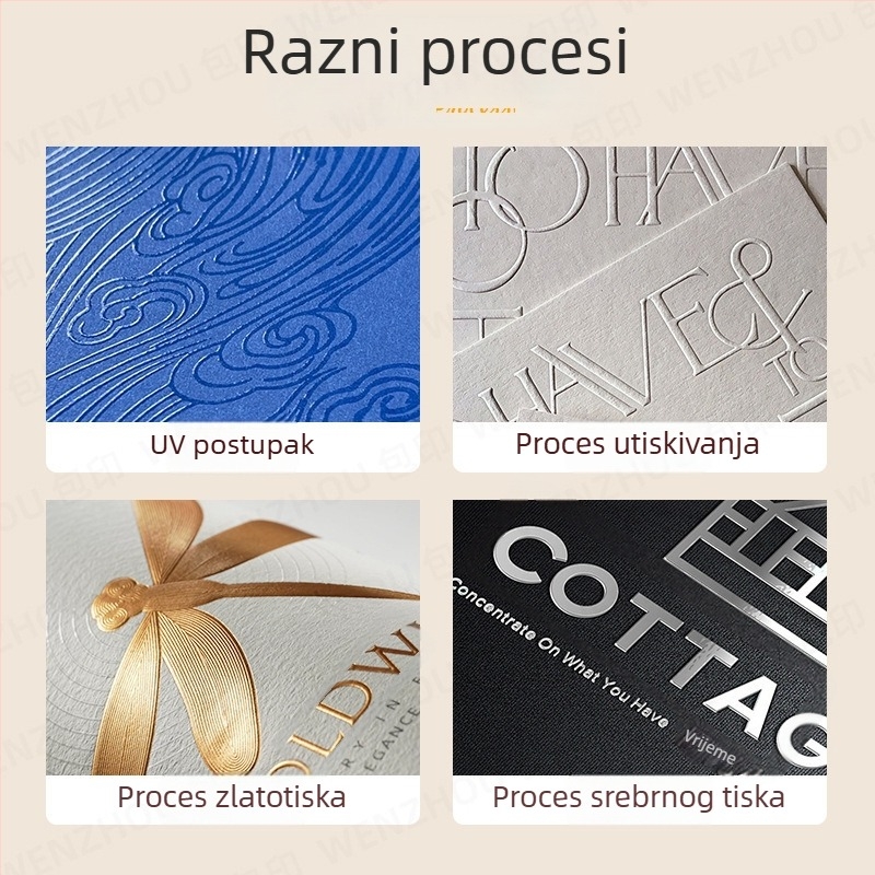 Vlastite viseće etikete od premazanog papira sa posebnim oblikom za odjeću, dizajn logotipa, za donje rublje i žensku odjeću