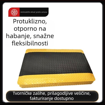 PVC gumeni podni mat za stopala, protiv umora, industrijski, protuklizni, otporni na habanje, visoke elastičnosti, antistatijski podni mat za proizvodne linije