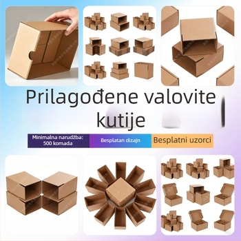Prilagođene kutije za pakiranje, valovite kartonske kutije, šarene kutije, kutije za darove za donje rublje, odjeću i kozmetiku, tisak na kartonskim kutijama